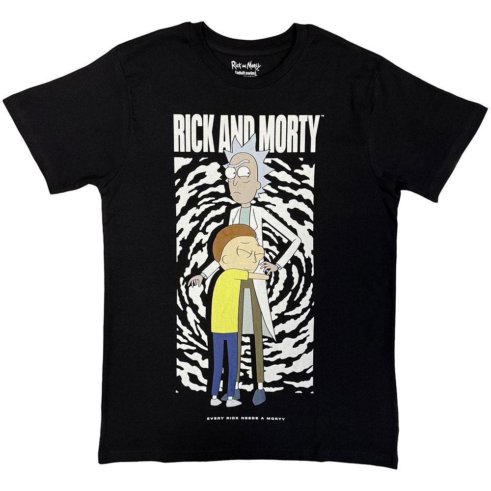 Rick And Morty - Hug Herren TShirt - Schwarz